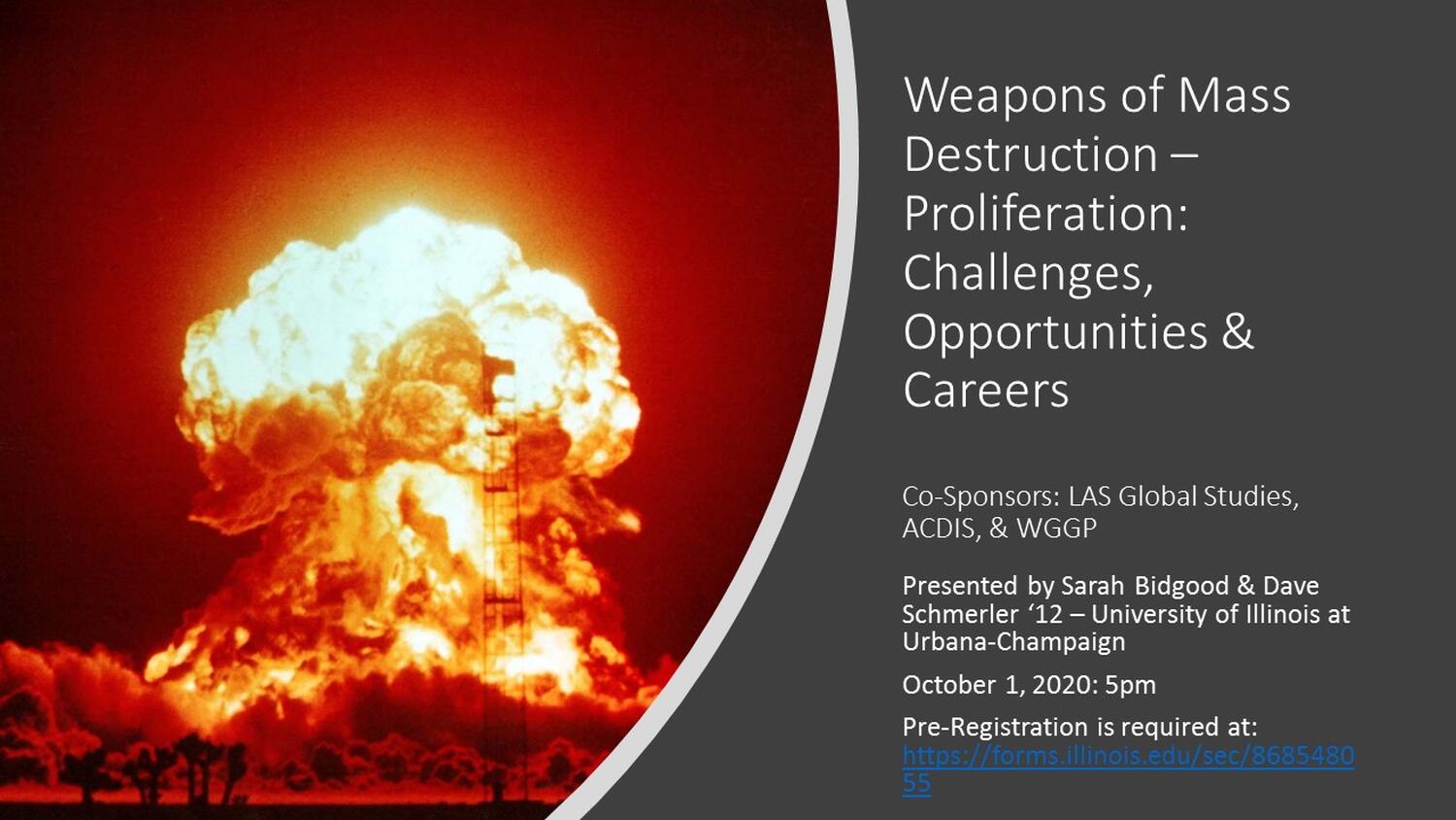 Weapons of Mass Destruction Talk 