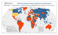 Map of participating nations